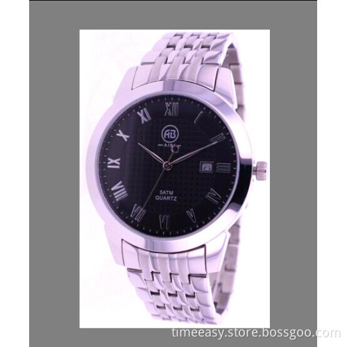 New Classical Men Watch with Silver Plating